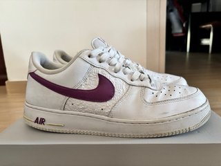 Nike Air Force 1 Bianche Viola Tg 46