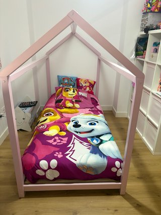 Cama Montessori Infantil Rosa