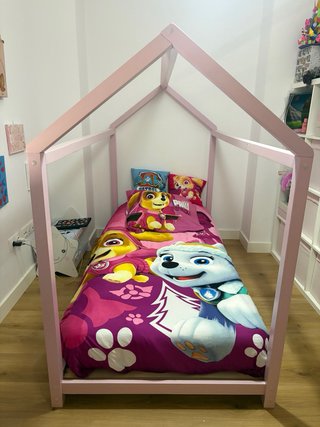 Cama Montessori Infantil Rosa