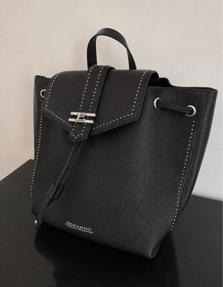 Zaino Ermanno Scervino nero con borchie