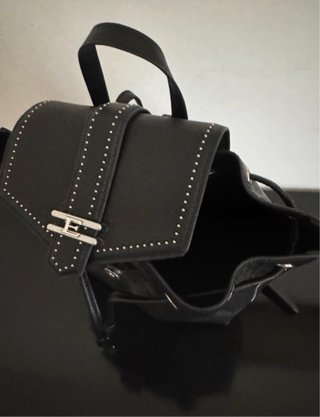 Zaino Ermanno Scervino nero con borchie