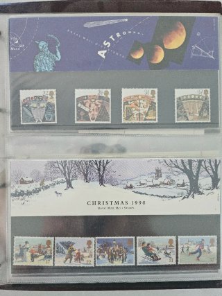 Álbum Royal Mail Presentation Packs 1984-1992