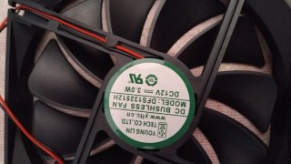 Ventilador DC HA13525M12F-Z 13.5cm 12V