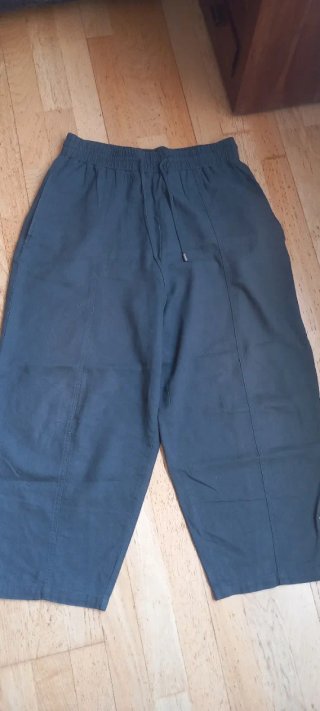 Pantalón bombacho Zara Talla M Gris
