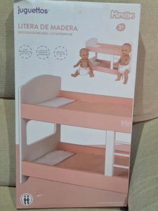 Litera de Madera para Muñecas Juguettos Mimittos