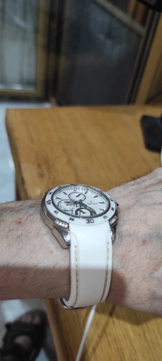 Reloj Festina Multifunción Cerámica Blanco