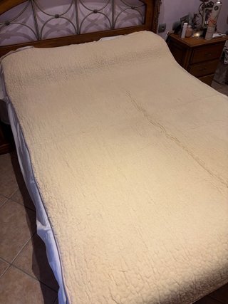 Manta de Lana Virgen Merino 140x200 cm Felpa Pura