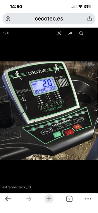 Cinta de Correr Cecotec Extreme Track