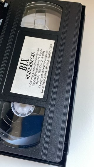 VHS Bix Beiderbecke Jazz Documentario Ita