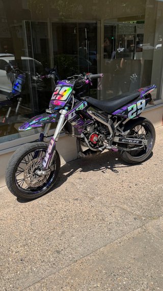 Derbi 49cc Supermotard Morado