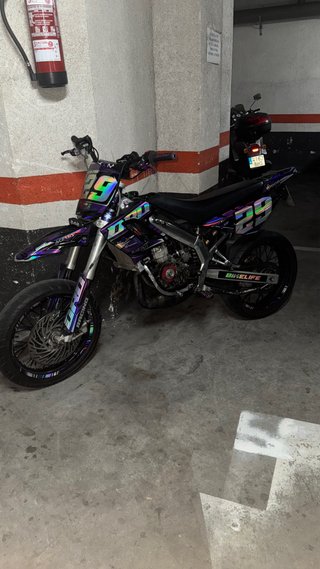 Derbi 49cc Supermotard Morado