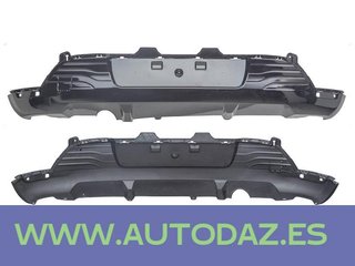 Parachoques trasero inferior negro brillante RENAULT CLIO
