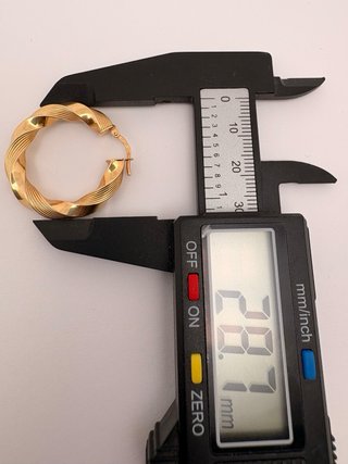 Pendientes Aro Oro 18k 4,60g