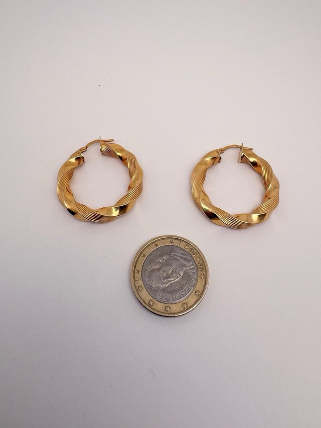 Pendientes Aro Oro 18k 4,60g