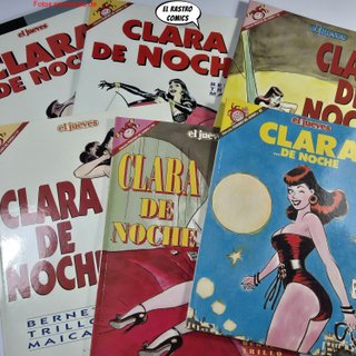 Clara de noche, sus primeros 6 tomos, Jordi Bernet