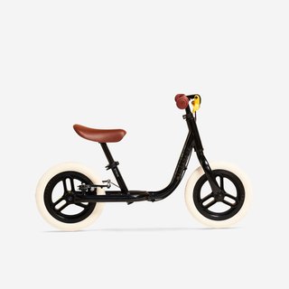 Bicicleta sin pedales niños 10 pulgadas Runride 500 negro