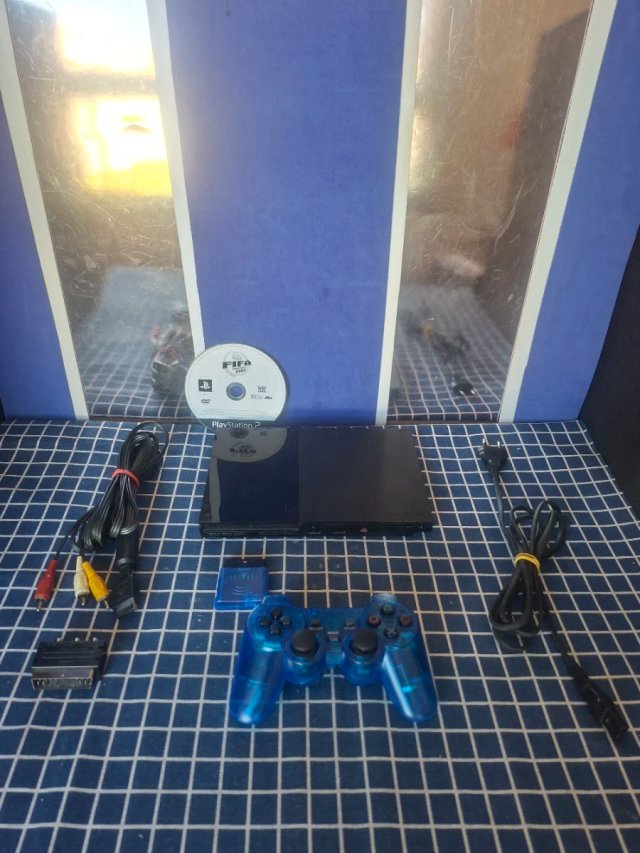 PS2 CHARCOAL BLACK ORIGINAL COMPLETA