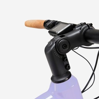 Bicicleta eléctrica trekking motor central cuadro bajo