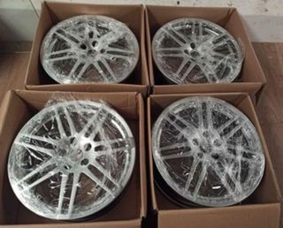 445-LLANTAS AUDI A4 LOOK RS4 19" CON NEUMATICOS