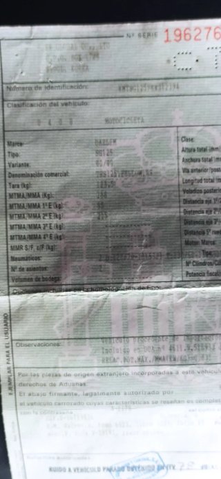 Delim 125 Scooter Gris