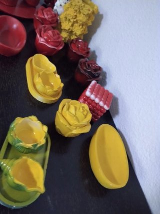 Recipientes decorativos varios