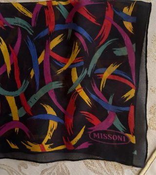 Foulard Missoni seta multicolore