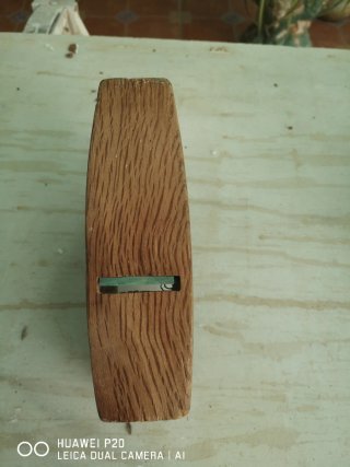 Garlopa de madera antigua