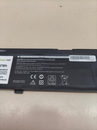 Batería Green Cell de repuesto para portátiles Dell G3, G5 e
