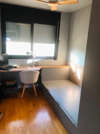 Cama + Escritorio Conjunto Dormitorio