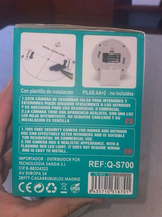 Cámara Seguridad Falsa SODANY LED