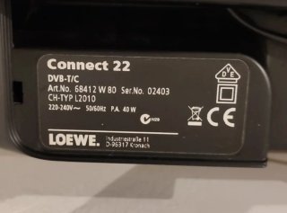 Televisión Loewe 22 pulgadas