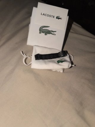 Pulsera Lacoste Negra