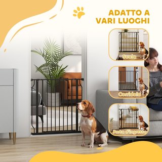 Cancelletto per Cani Estensibile e Regolabile per