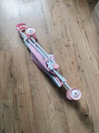 Carrito de juguete para muñecas plegable