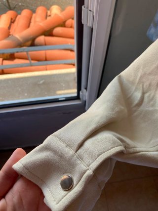 Chaqueta beige talla XL