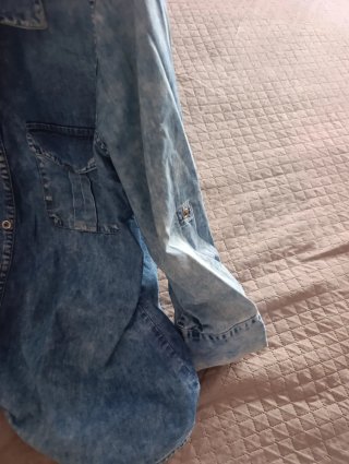 Camisa tejana casual azul