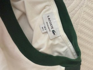 Camiseta Lacoste Blanca Talla M