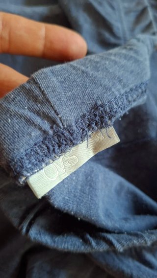 Pigiama lungo OVS uomo L grigio blu
