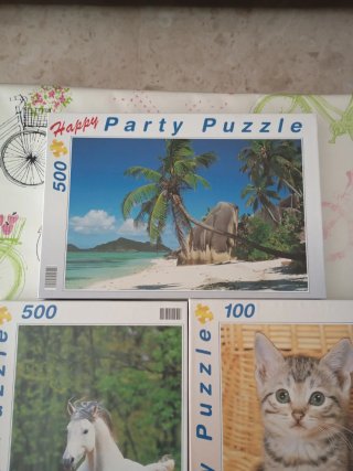 Puzzles Happy Party 500 y 100 piezas