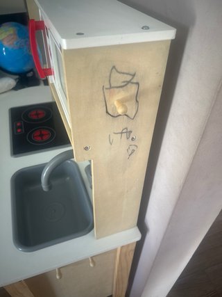 Cocinita de madera para niñ@s