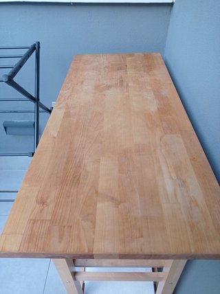 Mesa auxiliar cocina bambú