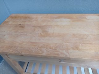 Mesa auxiliar cocina bambú