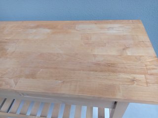 Mesa auxiliar cocina bambú