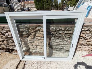 Ventanas de aluminio y climalit.