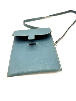 Bandolera Hermès Amelie Mini Azul