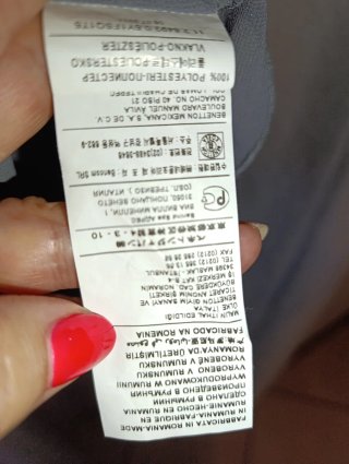 Camicia Benetton grigia volant XS