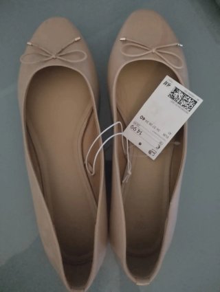 Manoletinas H&M beige taglia 41 nuove