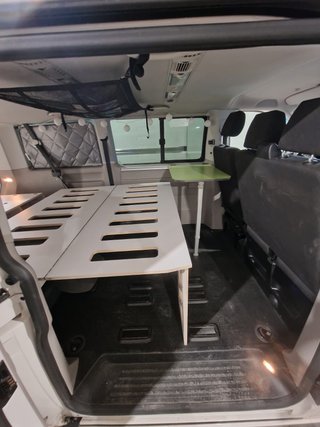 Mueble Cama Camper VW Cajones Almacenamiento