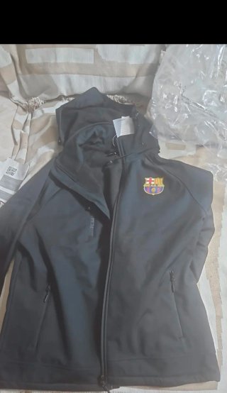 Chaqueta FC Barcelona Negra