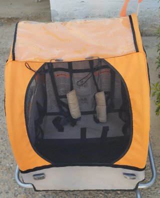 Carro para bicicleta infantil